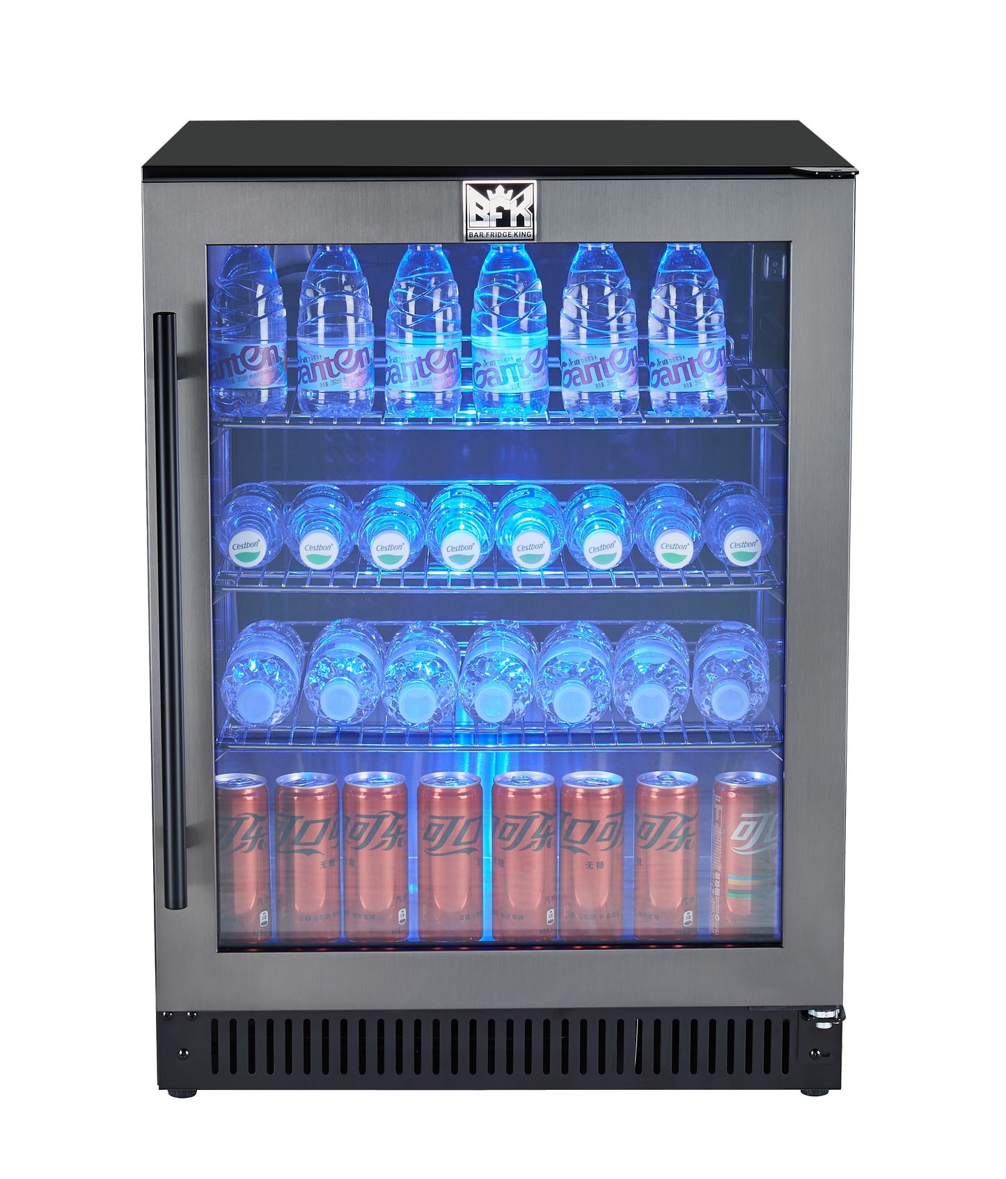 Grill King Signature Series Outdoor BBQ Kitchen Package | White Stone, Aluminium Cabinet Finish Inc Grill King 6B Built-In BBQ + Rotisserie