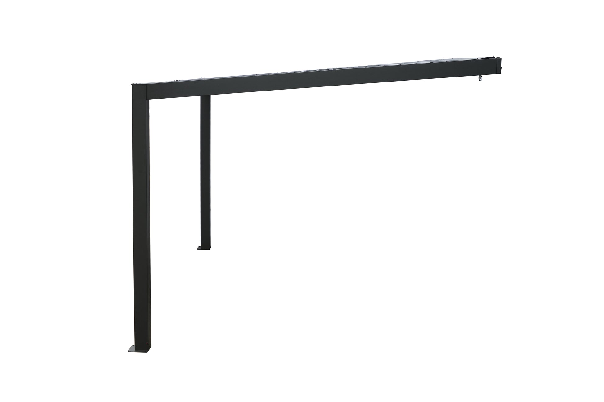 GazeboMate 3x4M Wall Mounted Louvered Gazebo Aluminium Pergola Monument Heavy Duty Wind Resistant