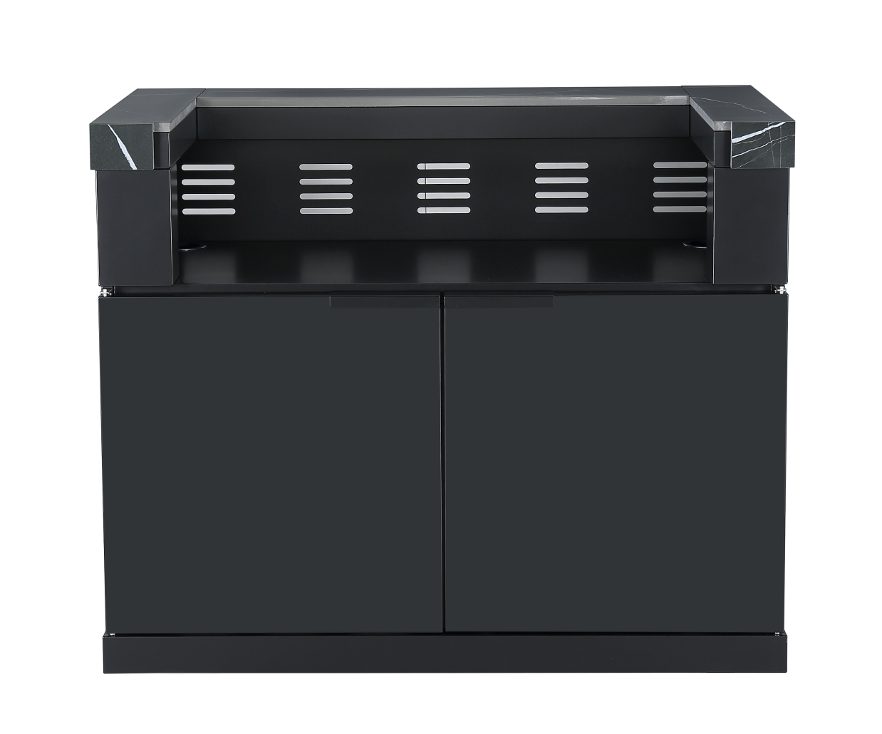 Rockpool White BBQ Cabinet Module Suit Weber Family Q Built In Premium Gas BBQ (Q3600) - Outdoor Kitchen