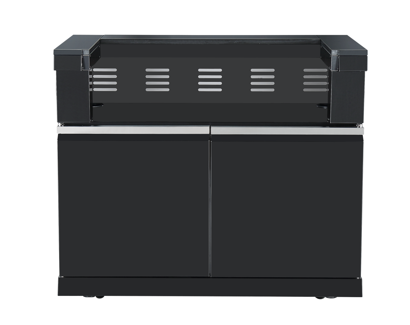 Rockpool White BBQ Cabinet Module Suit Weber Family Q Built In Premium Gas BBQ (Q3600) - Outdoor Kitchen