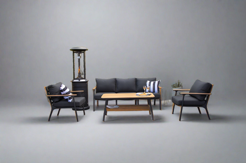 Outdoor 4 piece lounge setting sale