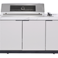 LHS SINKDRAW MODULE | Rockpool White Raised Hood BBQ Kitchen
