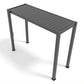 Grill King Outdoor BBQ Shelter Package – 6 Burner Charcoal BBQ Kitchen, Fridge & Sink + Freestanding Aluminium Louver Roof with LED Lighting & Privacy Blind