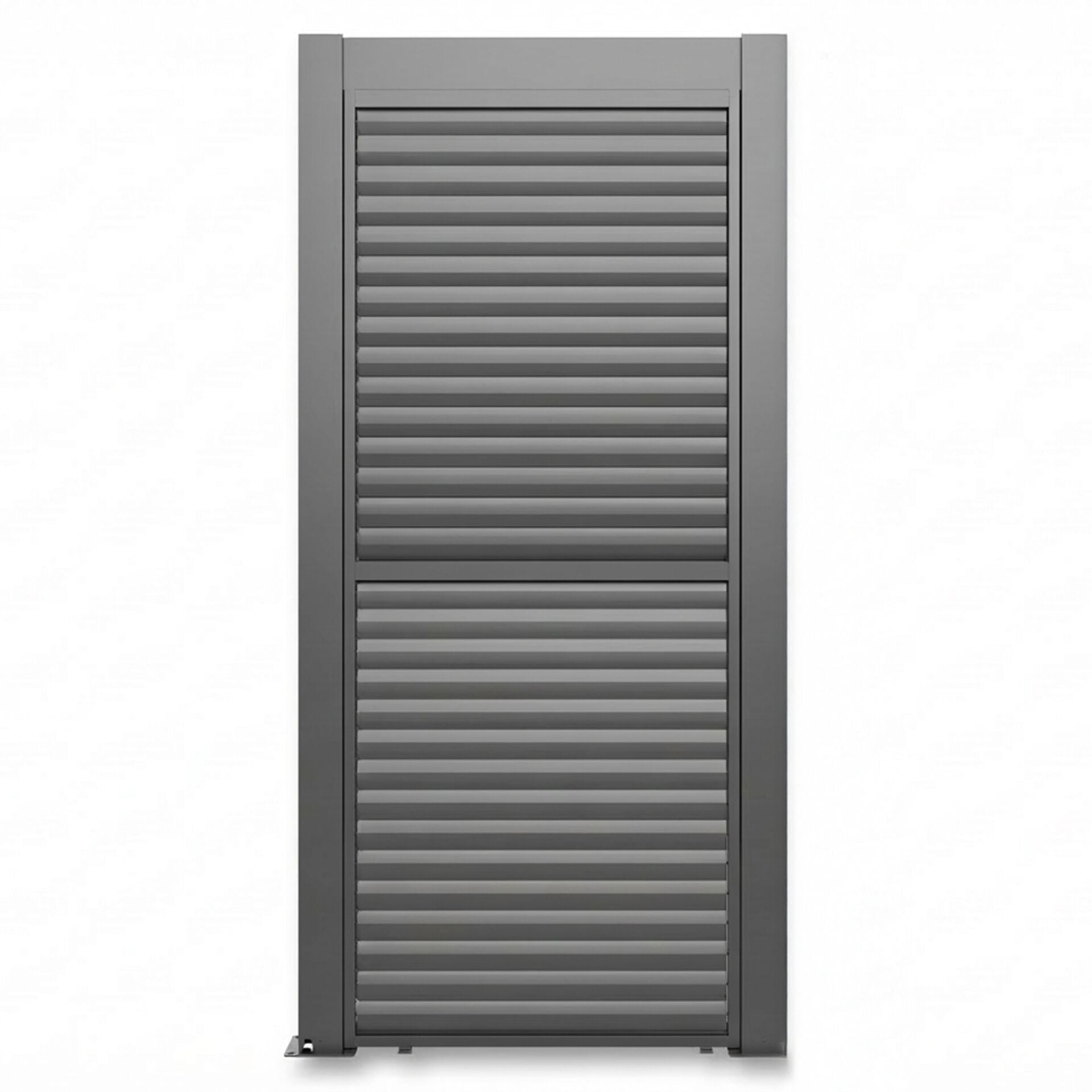 Grill King Outdoor BBQ Shelter Package – 6 Burner Charcoal BBQ Kitchen, Fridge & Sink + Freestanding Aluminium Louver Roof with LED Lighting & Privacy Blind