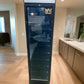 Floor Stock Tropical Rated Triple Glazed 145L Commercial Skinny Upright Bar Fridge - Single Door, Black Stainless Steel, LED Lighting for Wine & Beverages
