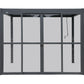 GazeboMate Pergola Sliding Door | Suits 2.4m GazeboMate Louvered Gazebo