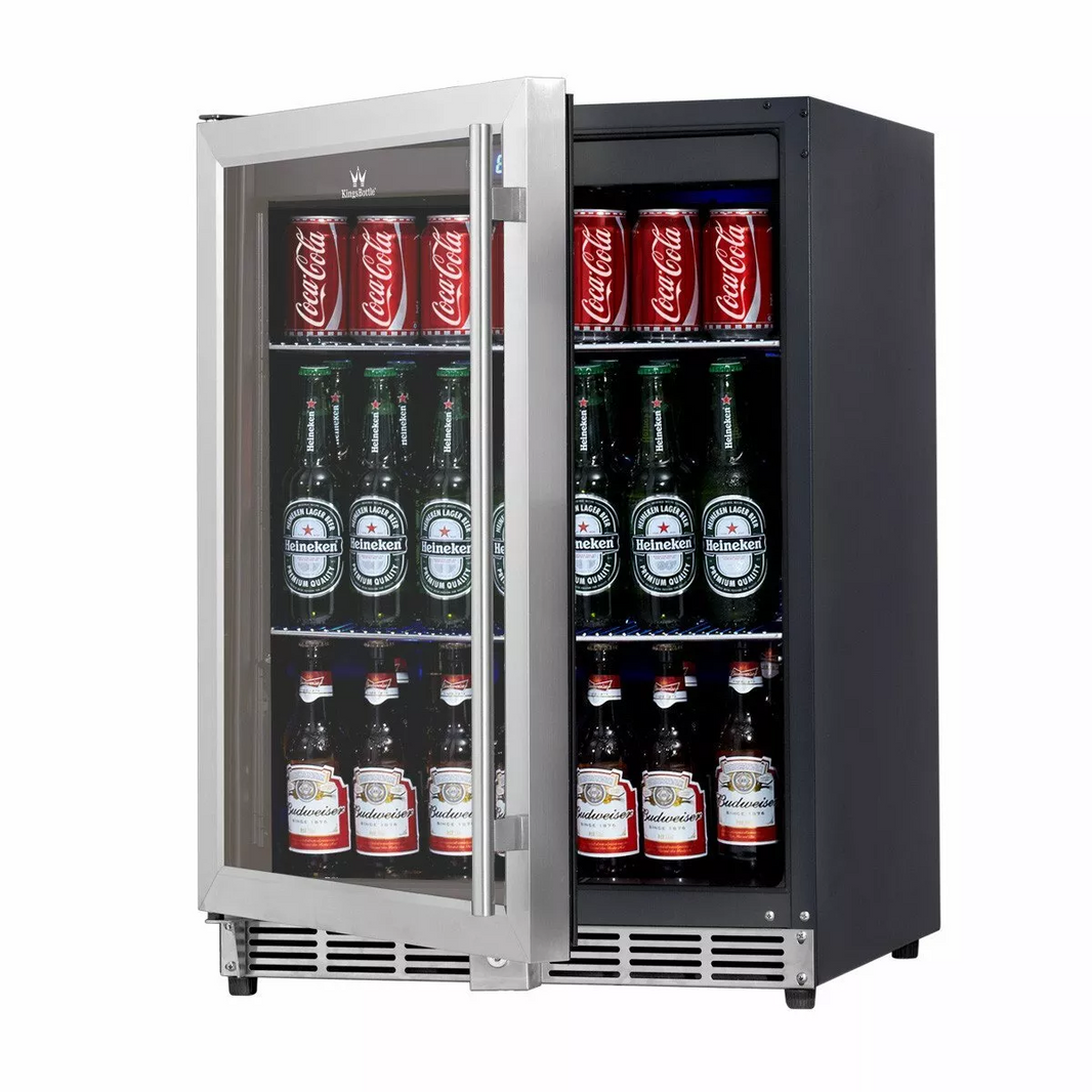 Bar Fridge King 150L Solid Door Alfresco Bar Fridge With Stainless Steel Exterior and Interior