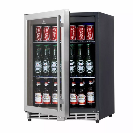 Bar Fridge King 150L Solid Door Alfresco Bar Fridge With Stainless Steel Exterior and Interior