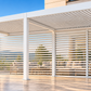 GazeboMate 4m × 6m Aluminium Louvered Gazebo – Monument | Adjustable Roof Pergola