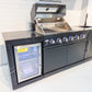 Floor Stock Rockpool Black 4B + Wok: Designer Black Outdoor BBQ Kitchen Package inc Fridge & Sink
