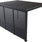 GazeboMate Combo: Louvered Gazebo + Aluminium Slat Panel Louvered Wall | Monument, Heavy Duty Wind Resistant