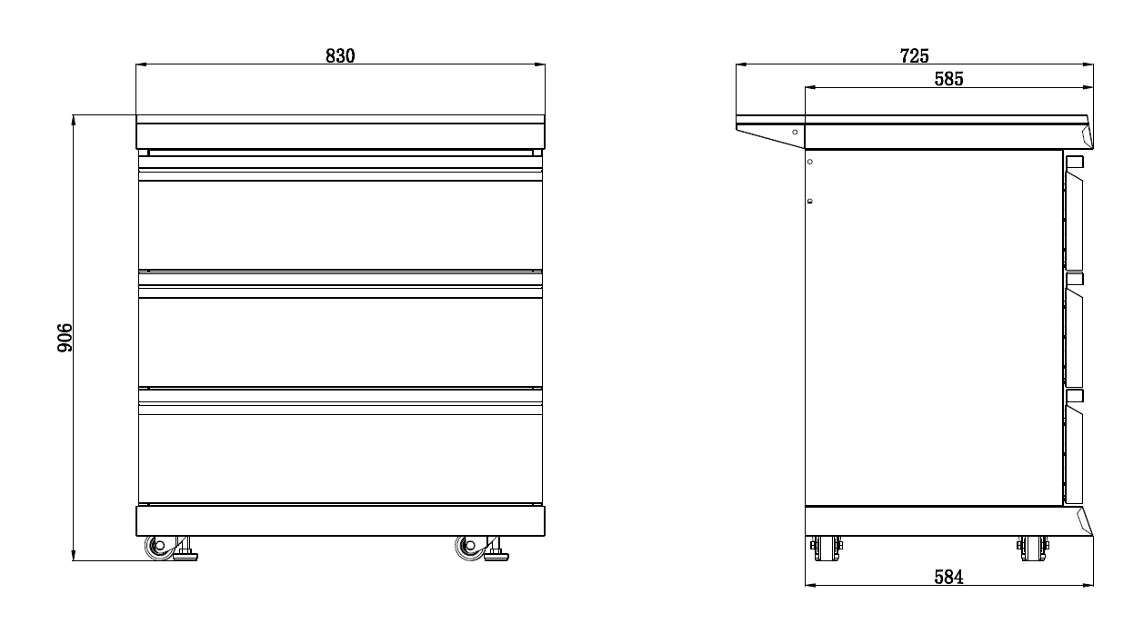 Kingsley 6-Burner Outdoor BBQ Kitchen: Black Stainless Steel, Stone Bench, Fridge, Sink, Height Adjustable, Rotisserie with BBQ Cover