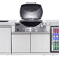 BBQ Cabinet Module Suit Weber Family Q Built In Premium Gas BBQ (Q3600) - Outdoor Kitchen