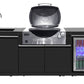 BBQ Cabinet Module Suit Weber Family Q Built In Premium Gas BBQ (Q3600) - Outdoor Kitchen