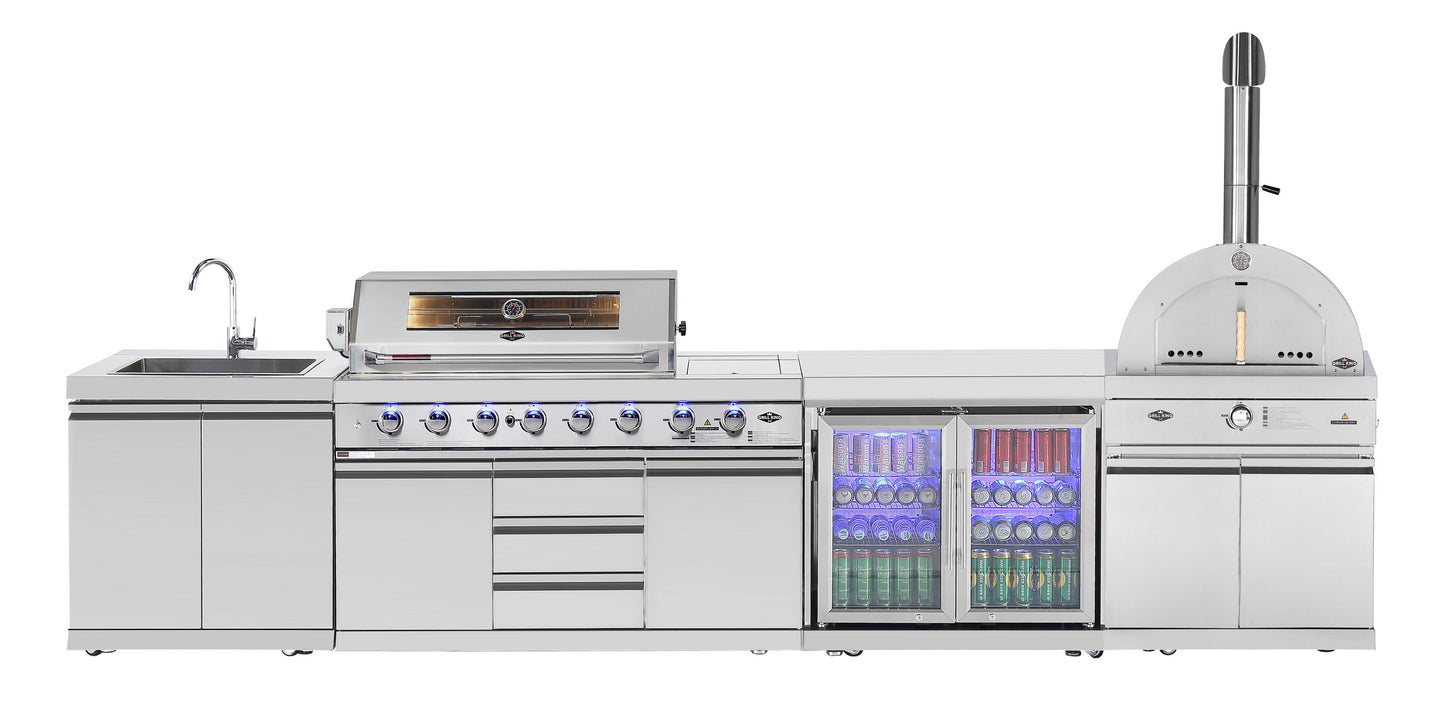 22” Gas Pizza Oven Module: Suits Hurricane BBQ Kitchen (Pizza Oven Module Only - BBQ Sold Seperate)