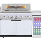 ROCKPOOL WHITE BENCH TOP INCLUDE 208L BAR FRIDGE