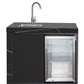 Fridge & Sink Combo Suits Rockpool Black Teppanyaki Grills & Compact Series Module