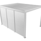 GazeboMate Combo Deal: White 3.6M x 7.2M Louvered Gazebo + Louvered Side Panel Slat Wall
