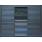 Pergola Shutter Wall in Mounment Powder Coated suits 2.4M, 3M,4M, Gazebo Mate Louvered Gazebo
