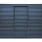 Pergola Shutter Wall in Mounment Powder Coated suits 2.4M, 3M,4M, Gazebo Mate Louvered Gazebo