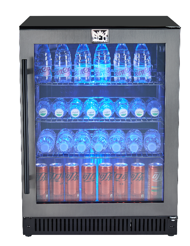 Bar Fridge King 150L Solid Door Alfresco Bar Fridge With Stainless Steel Exterior and Interior