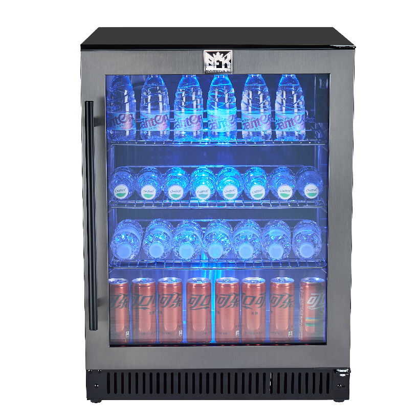 Bar Fridge King 150L Solid Door Alfresco Bar Fridge With Stainless Steel Exterior and Interior