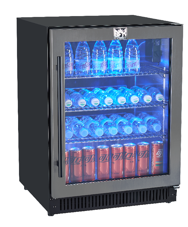 Bar Fridge King 150L Solid Door Alfresco Bar Fridge With Stainless Steel Exterior and Interior