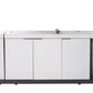 Rockpool 4B Drop In BBQ Kitchen Inc sintered stoneBenchtops, Aluminium Cabinets, Weather Resistant, Fridge & Sink
