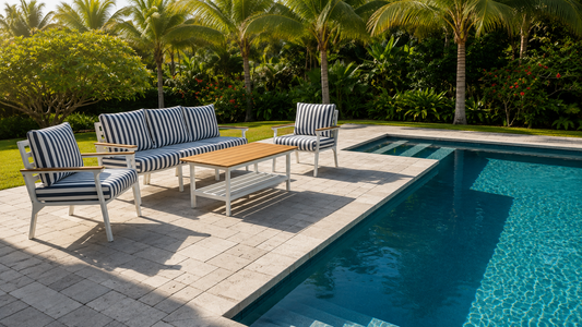 Zurich 4-Piece Aluminium Outdoor Lounge Setting — Hampton