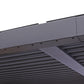 GazeboMate 3x4M Wall Mounted Louvered Gazebo Aluminium Pergola Monument Heavy Duty Wind Resistant