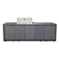 6-Burner Teppanyaki Outdoor BBQ Kitchen, Sintered Stone Benchtop and Cabinetry