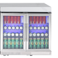 4-Burner SS Built-In BBQ Outdoor Kitchen with 208L Bar Fridge - Rockpool White