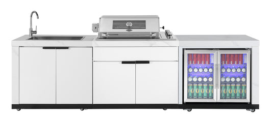 Grill King Rockpool 4 Burner Drop-In BBQ Kitchen Package