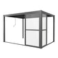 GazeboMate Pergola Sliding Door | Suits 2.4m GazeboMate Louvered Gazebo