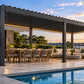 GazeboMate 3m × 6m Monument Aluminium Louvered Gazebo – Adjustable Roof Pergola