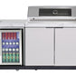Rockpool 6B Drop In BBQ Kitchen Package Inc sintered stone benchtops, Aluminium Cabinets, Weather Resistant, Fridge & Sink