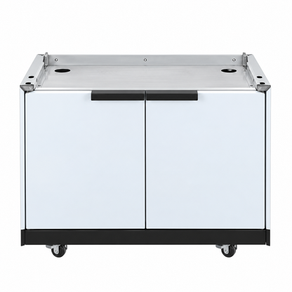 Grill King Built-In BBQ Cabinet Module – Flat Pack | White 4 & 6 Burner Options