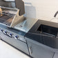 Floor Stock Rockpool Black 4B + Wok: Designer Black Outdoor BBQ Kitchen Package inc Fridge & Sink