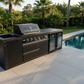 Floor Stock Rockpool 4 Burner + Wok BBQ Kitchen Package | Inc Sink + 208L Bar Fridge