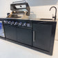 Floor Stock Rockpool Black 4B + Wok: Designer Black Outdoor BBQ Kitchen Package inc Fridge & Sink