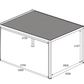 GazeboMate WHITE 3M x 4M LED Aluminum Louvred Gazebo