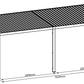 Wall Mounted 3M x 6M Semi Permanent Louvered Gazebo Aluminium Pergola Monument Heavy Duty Wind Resistant