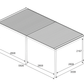 GazeboMate Combo: 3M x 6M Monument Aluminium Louvered Gazebo + Retractable Privacy Screen