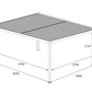 GazeboMate Combo: 4M x 5M Monument Aluminium Louvered Gazebo + Retractable Privacy Screen