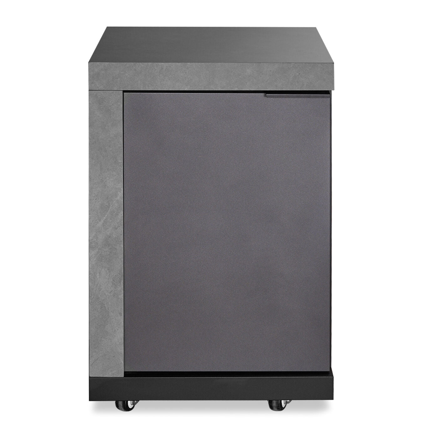 Grill King Outdoor BBQ Shelter Package – 6 Burner Charcoal BBQ Kitchen, Fridge & Sink + Freestanding Aluminium Louver Roof with LED Lighting & Privacy Blind