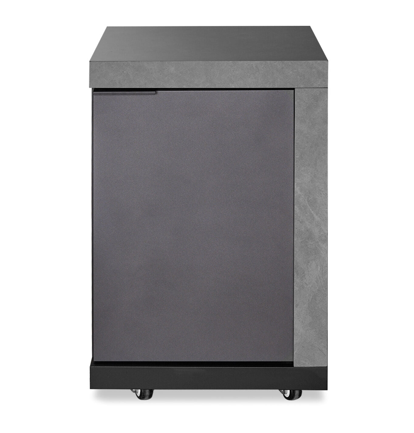 Grill King Outdoor BBQ Shelter Package – 6 Burner Charcoal BBQ Kitchen, Fridge & Sink + Freestanding Aluminium Louver Roof with LED Lighting & Privacy Blind