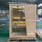 BJØRN 3-4 SAUNA PERSON INFRARED SAUNA LED, BLUETOOTH, CEDAR WOOD