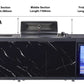 Floor Stock Compact Series Rockpool Summit Black 4B Drop In BBQ with Fridge & Sink