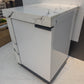 Ex Display Marble Look Stone Finish 1 Door Cabinet Waterfall Edge Custom Built Aluminum Cabinet