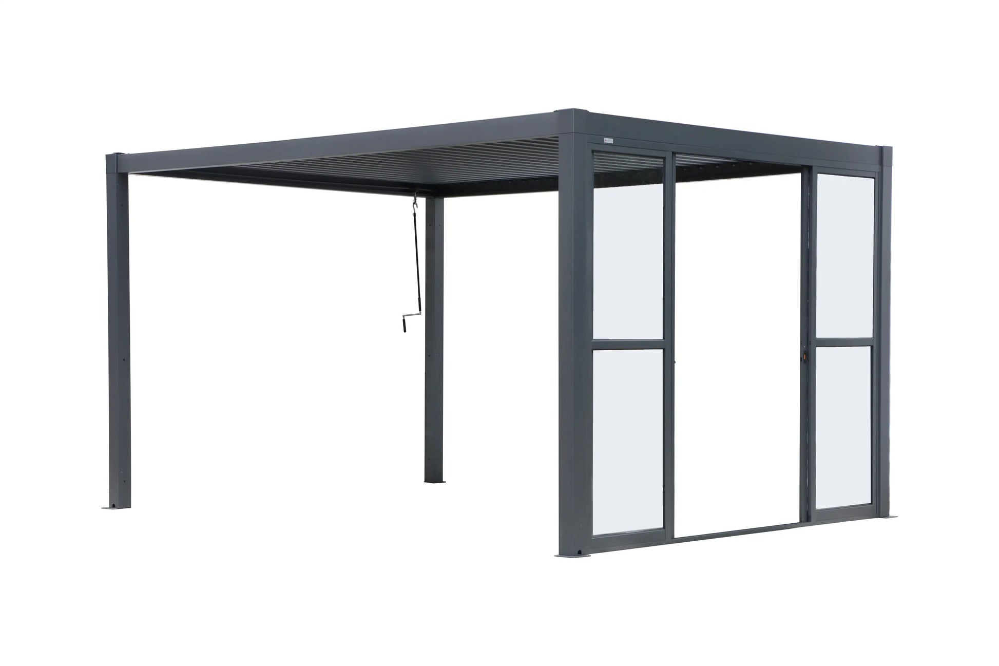 GazeboMate Pergola Sliding Door | Suits 2.4m GazeboMate Louvered Gazebo
